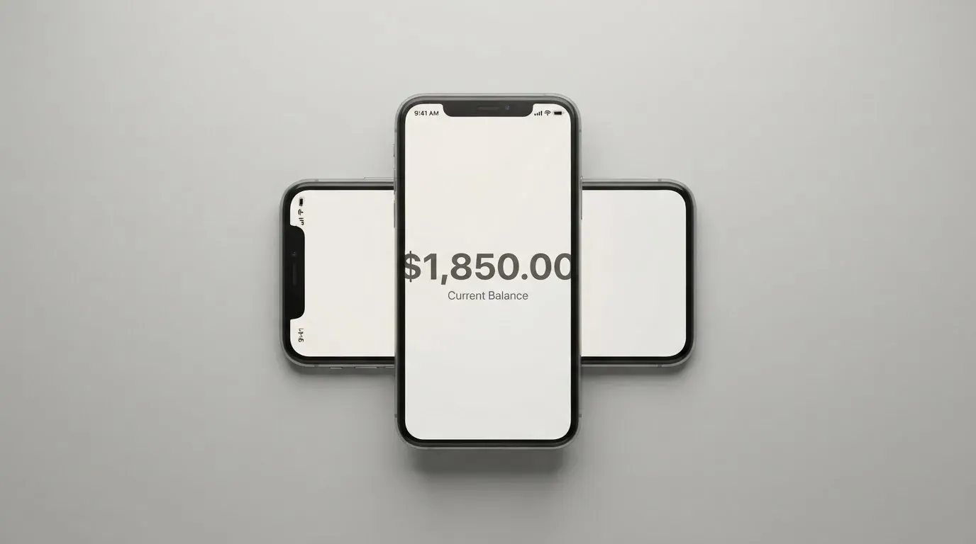 A phone showing a stablecoin transfer screen