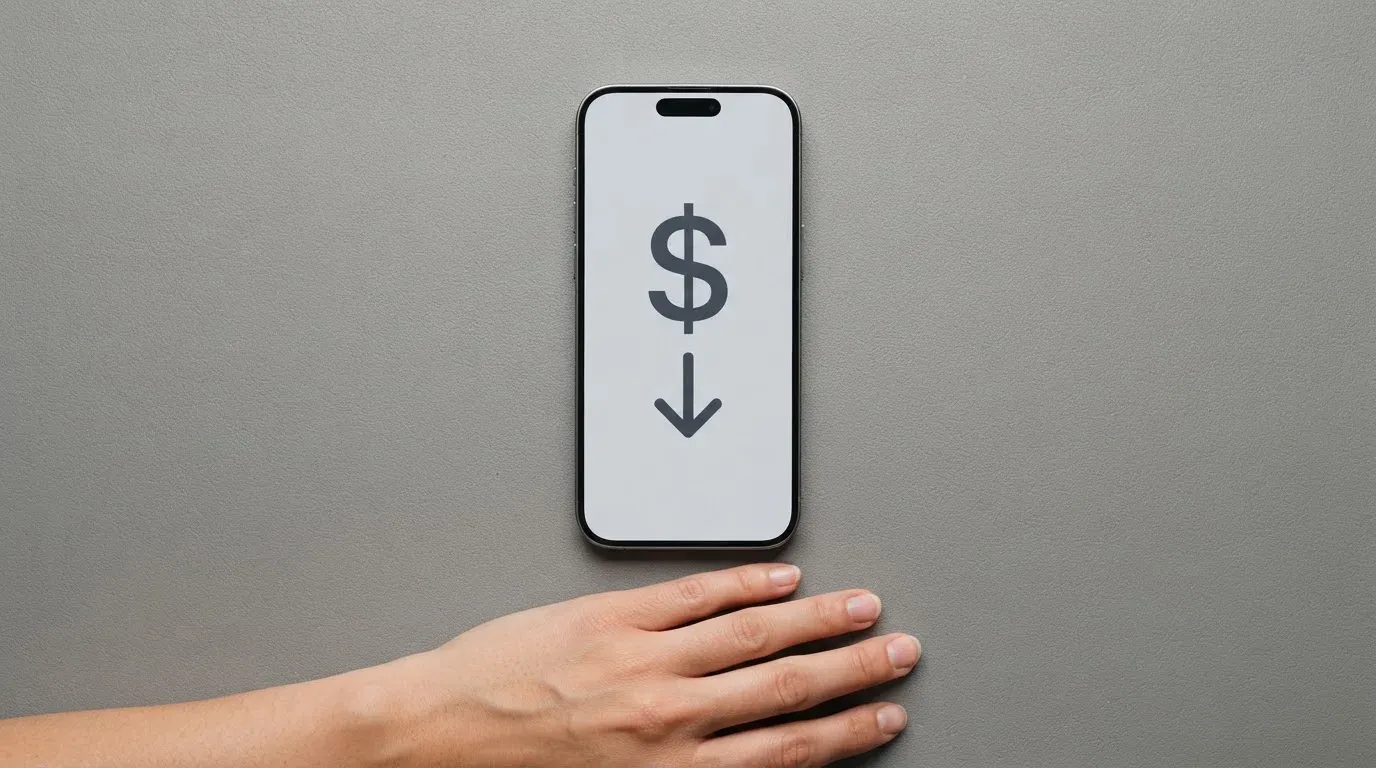 A phone showing a stablecoin transfer screen