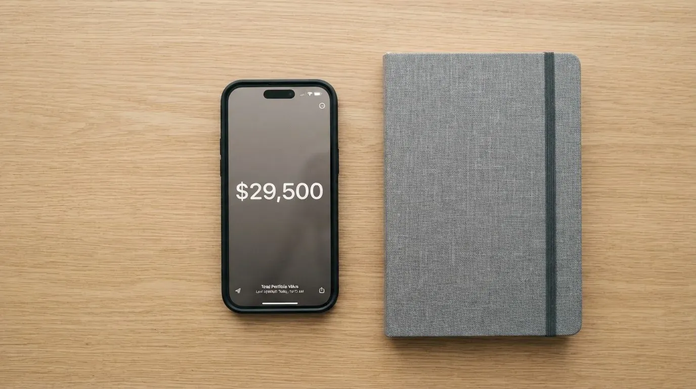 A phone showing a stablecoin transfer screen