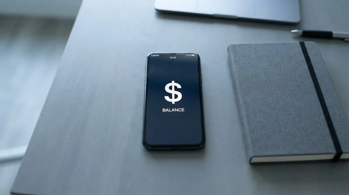 A phone showing a stablecoin transfer screen